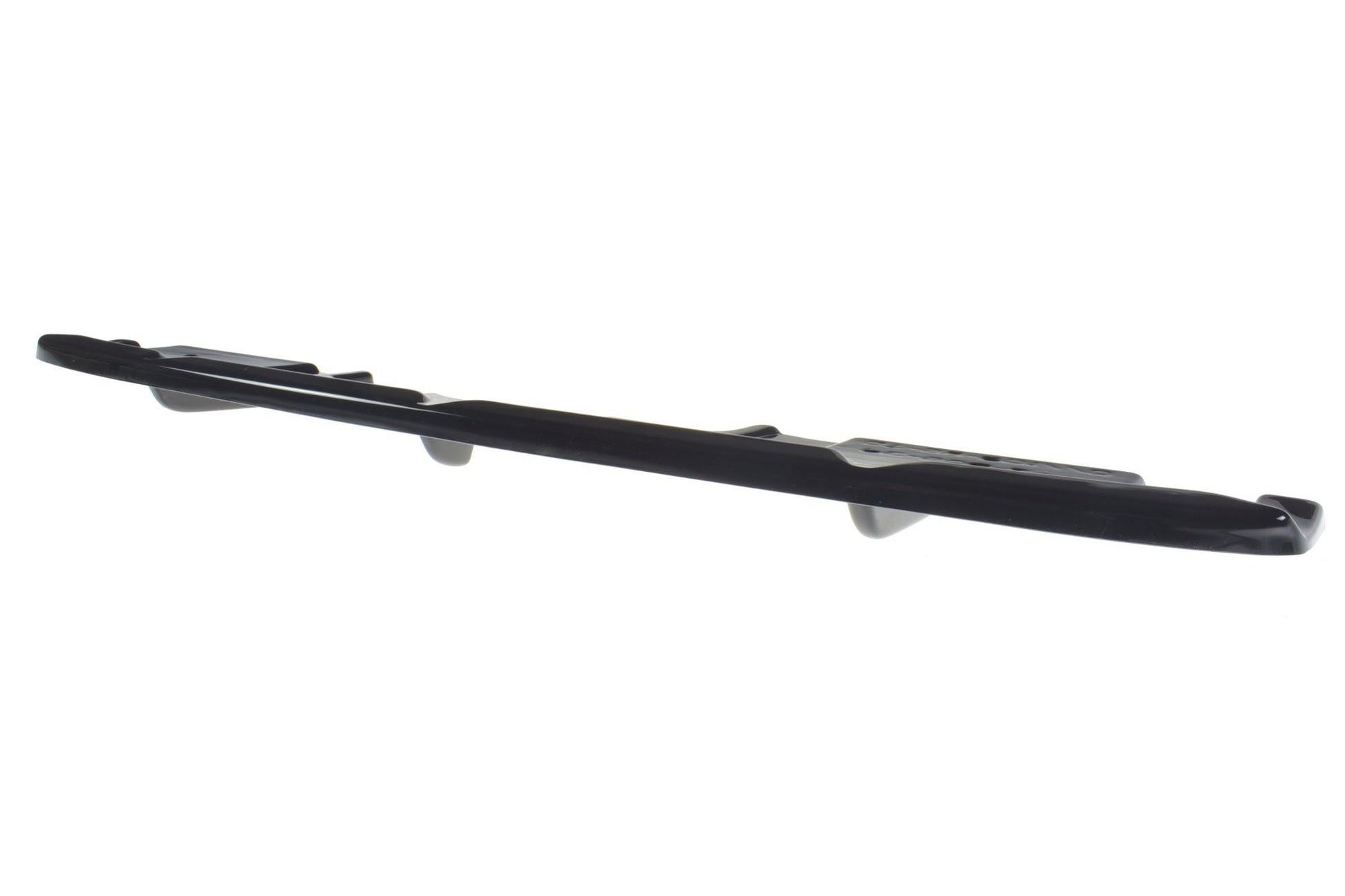 Mittlerer Diffusor Heck Ansatz für(mit einem vertikalem balken)  Peugeot 508 SW Mk2 schwarz Hochglanz