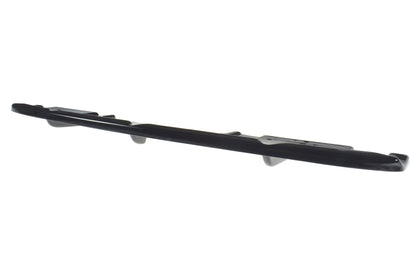Mittlerer Diffusor Heck Ansatz für(mit einem vertikalem balken)  Peugeot 508 SW Mk2 schwarz Hochglanz