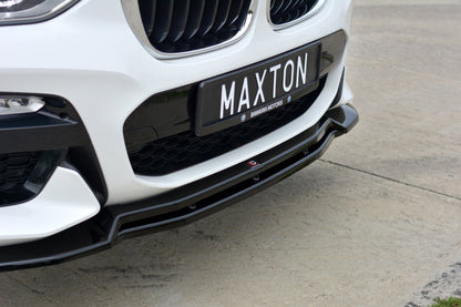 Front Ansatz V.1 für BMW X3 G01 M Paket schwarz matt