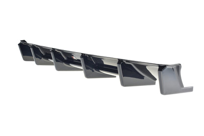 Diffusor Heck Ansatz für Audi RS4 B9 Avant Carbon Look
