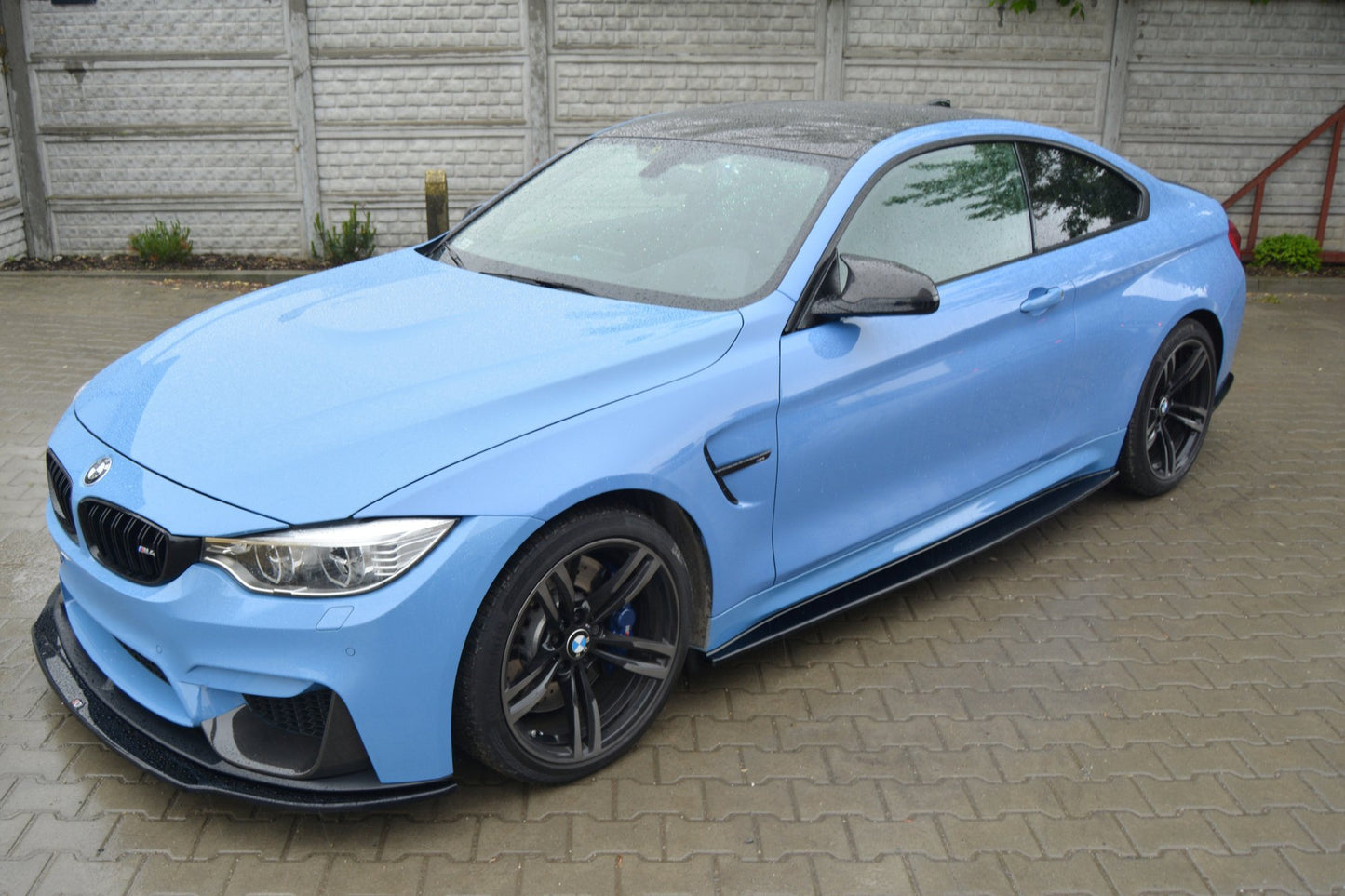 Seitenschweller Ansatz für BMW M4 F82 schwarz matt