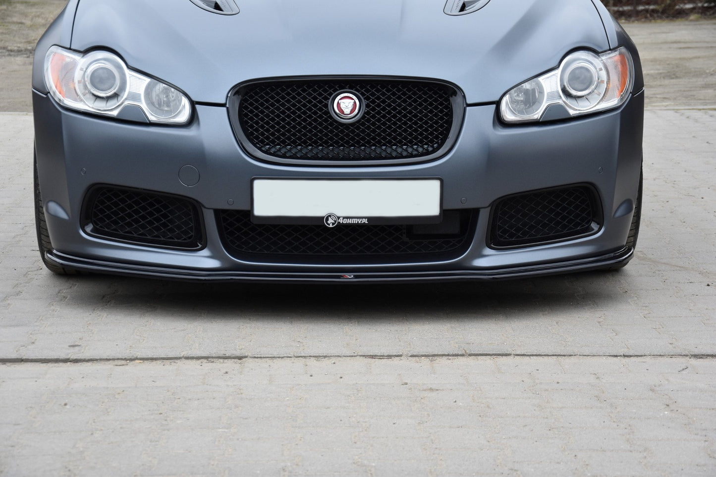 Front Ansatz V.1 für JAGUAR XF- R schwarz matt
