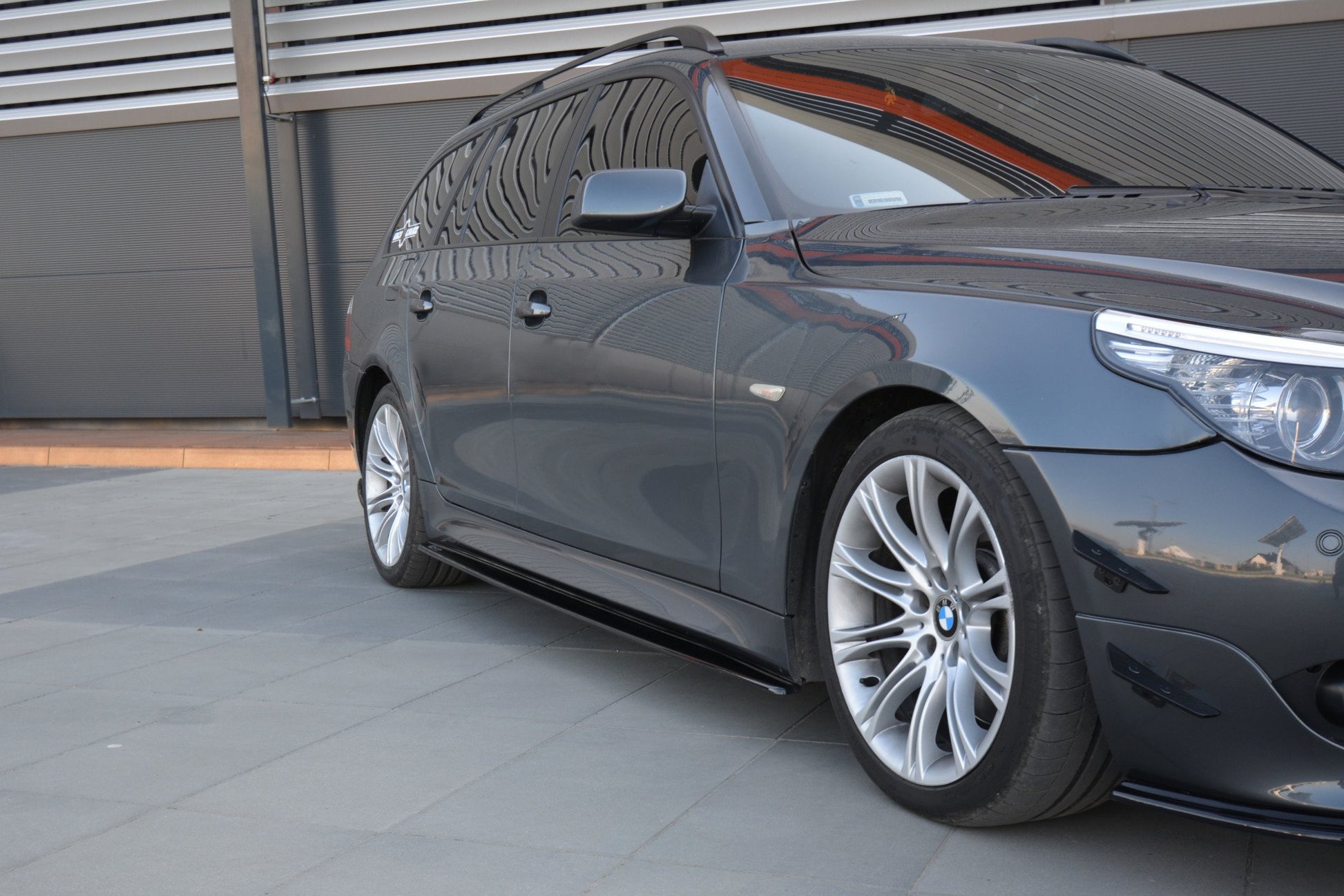 Seitenschweller Ansatz für BMW 5er E60/61 M Paket Carbon Look