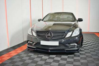 Front Ansatz für  Mercedes-Benz E-Klasse W207 Coupe AMG-Line schwarz Hochglanz