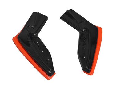 Heck Ansatz Flaps Diffusor V.2 für TOYOTA GT86 FACELIFT  schwarz Hochglanz