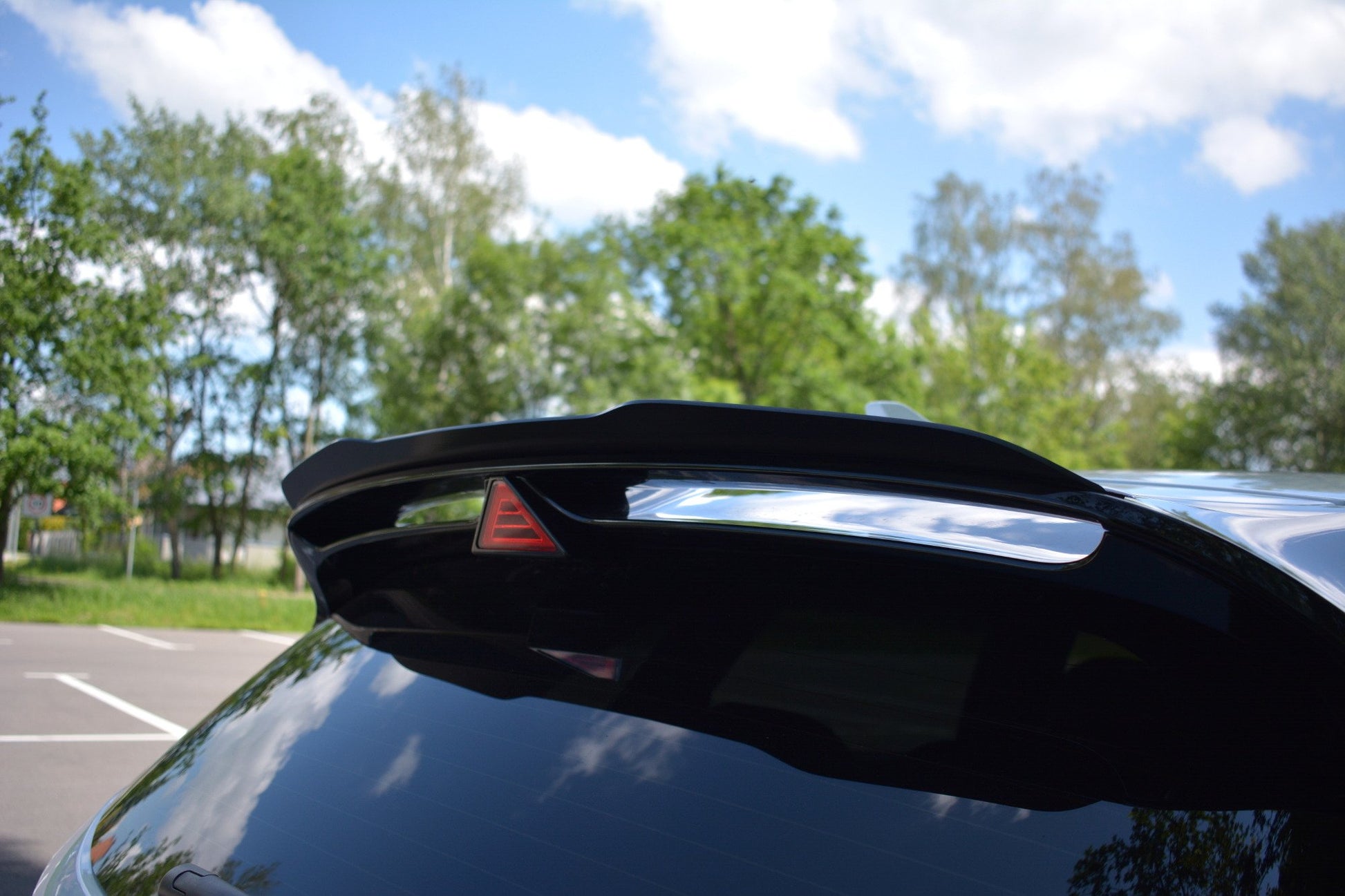 Spoiler CAP für Hyundai I30 N Mk3 Hatchback schwarz matt