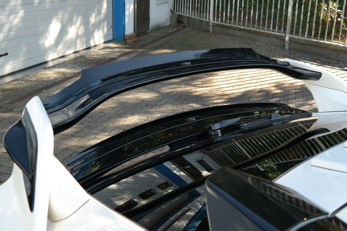 OBERER Spoiler CAP V.2 für HONDA CIVIC X TYPE R schwarz Hochglanz
