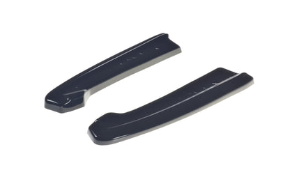 Heck Ansatz Flaps Diffusor für Audi RS4 B9 Avant schwarz Hochglanz