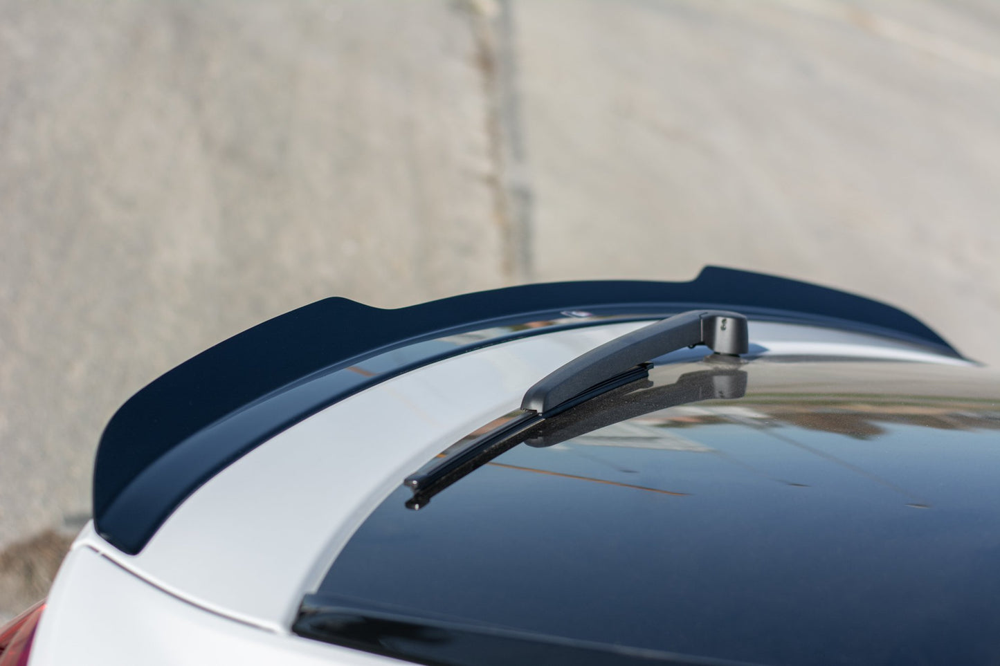 Spoiler CAP V.2 für Audi Q8 S-line schwarz matt