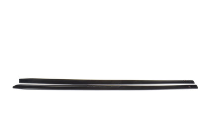 Seitenschweller Ansatz für V.1 für BMW M3 F80 schwarz Hochglanz