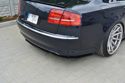 Mittlerer Diffusor Heck Ansatz für AUDI S8 D3 DTM LOOK Carbon Look