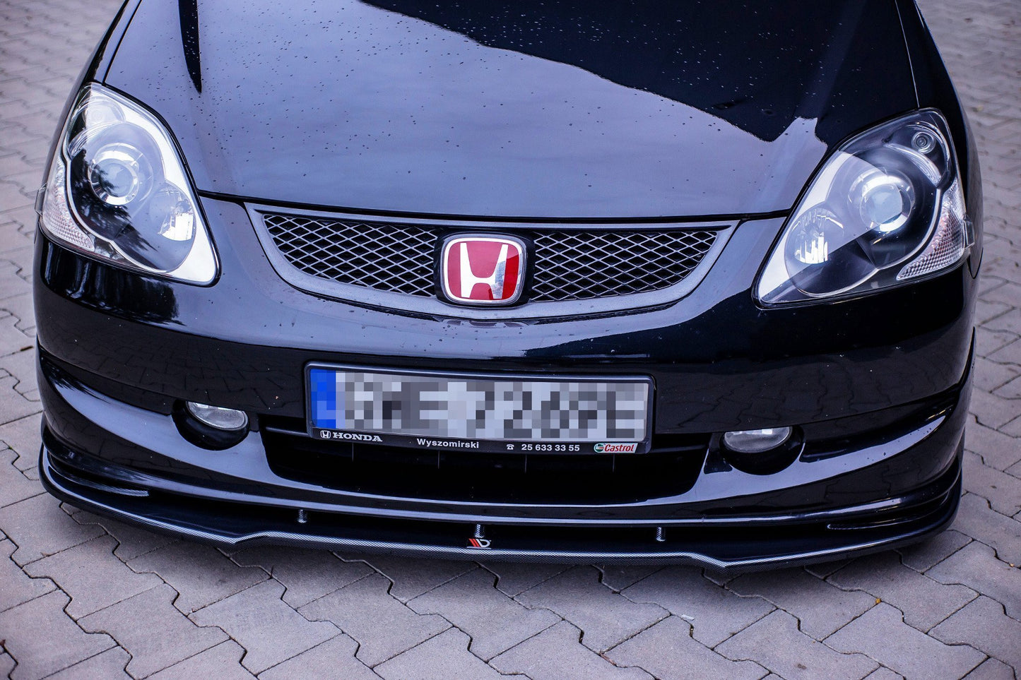 Front Ansatz V.1 für HONDA CIVIC EP3 (MK7) TYPE-R/S FACELIFT  Carbon Look