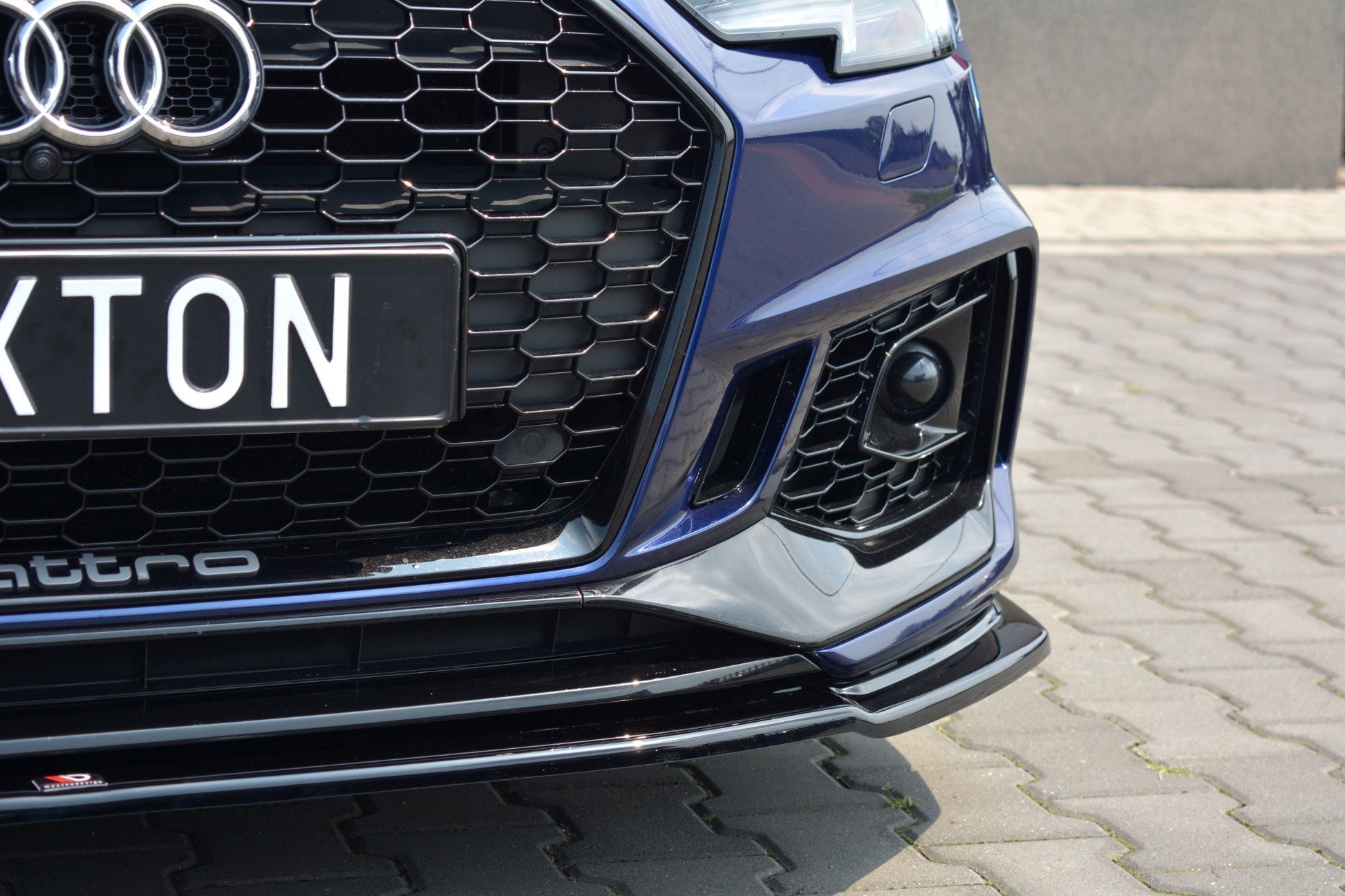 Front Ansatz V.2 für AUDI RS4 B9 Carbon Look