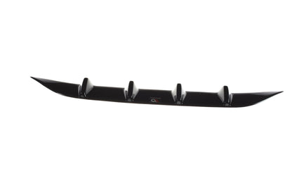Diffusor Heck Ansatz für MERCEDES- BENZ C-KLASSE W205 COUPE AMG-LINE schwarz matt