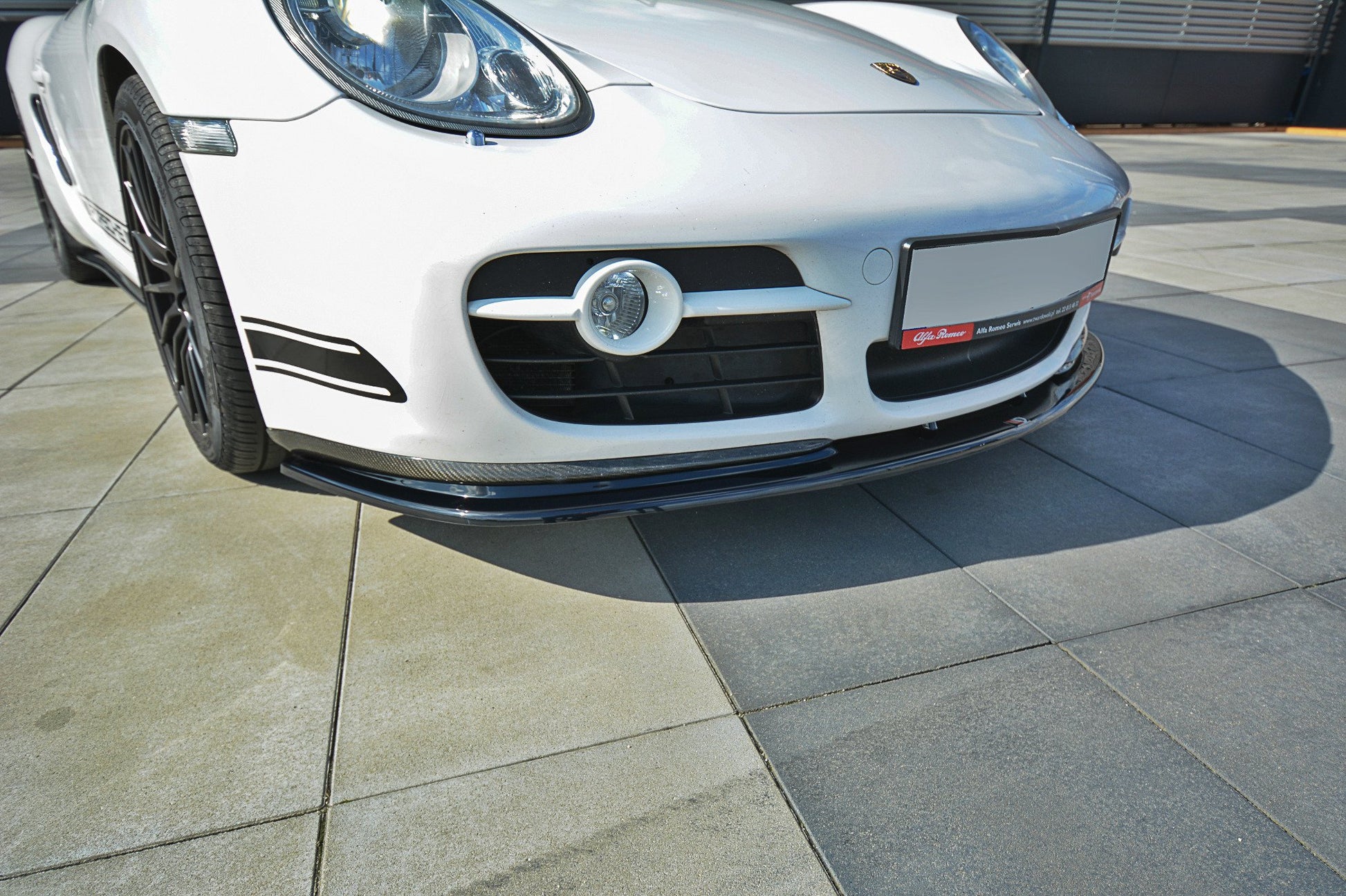 Front Ansatz V.2 für PORSCHE CAYMAN S 987C  Carbon Look