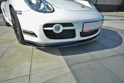 Front Ansatz V.2 für PORSCHE CAYMAN S 987C  Carbon Look