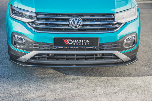 Front Ansatz für Volkswagen T-Cross Carbon Look