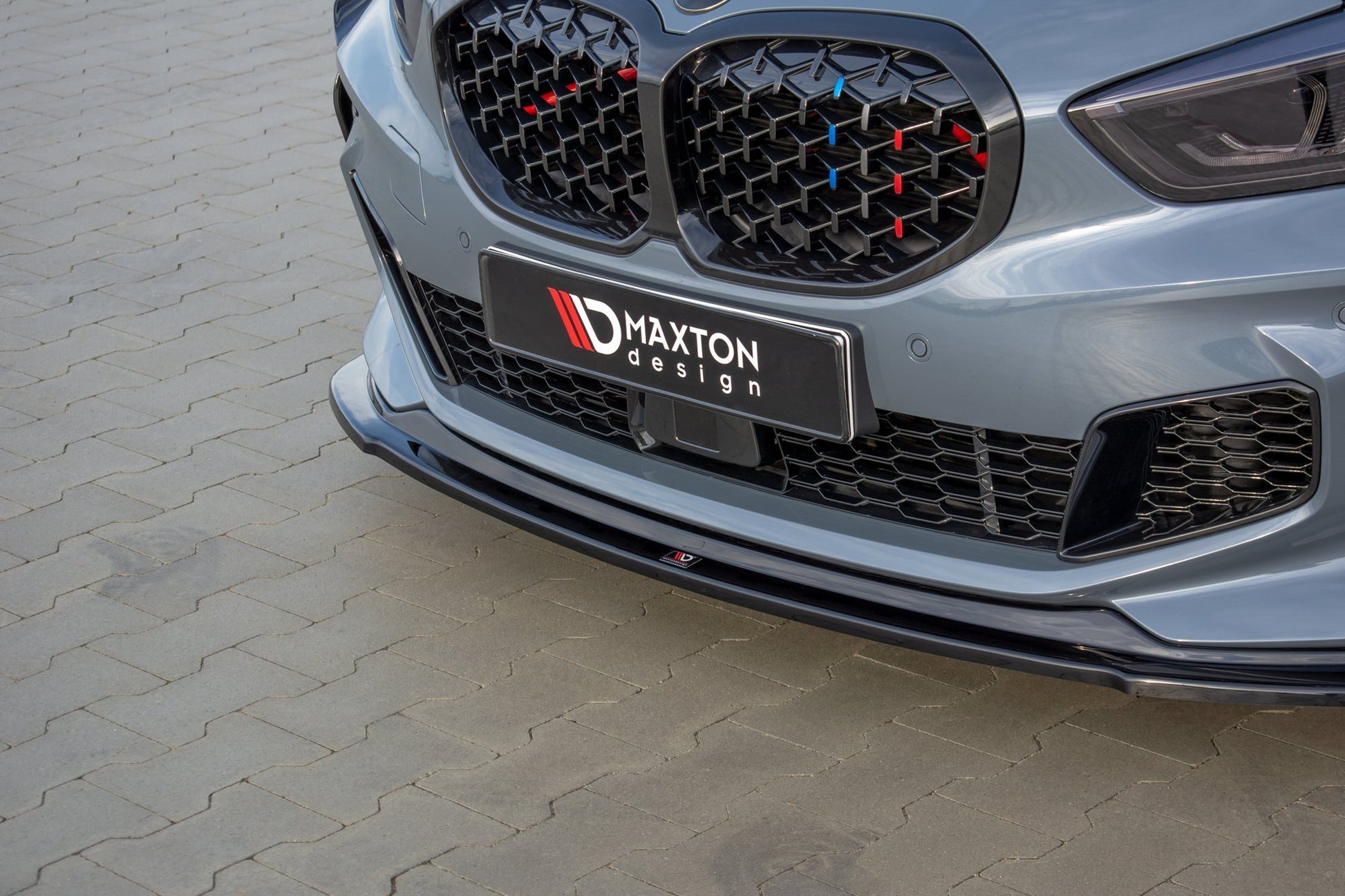 Front Ansatz für BMW 1er F40 M-Paket/ M135i  schwarz matt