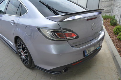 Spoiler CAP für MAZDA 6 MK2 SPORT HATCH (GH-SERIES) vor Facelift schwarz Hochglanz