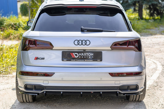Diffusor Heck Ansatz für Audi SQ5/Q5 S-line MkII schwarz matt