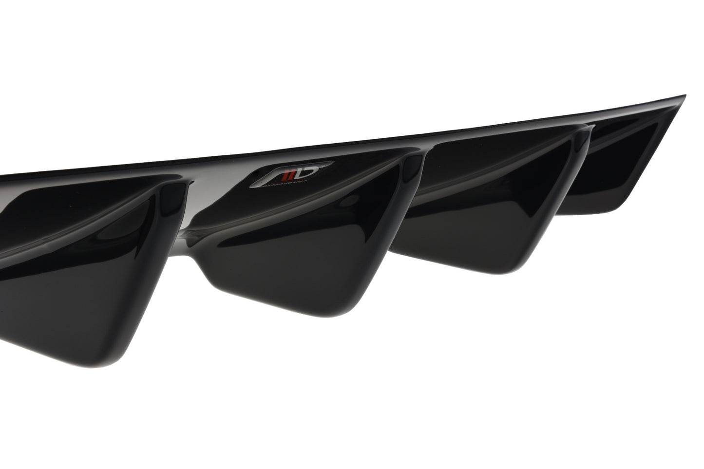 Diffusor Heck Ansatz für Audi RS3 8V FL Limousine schwarz matt