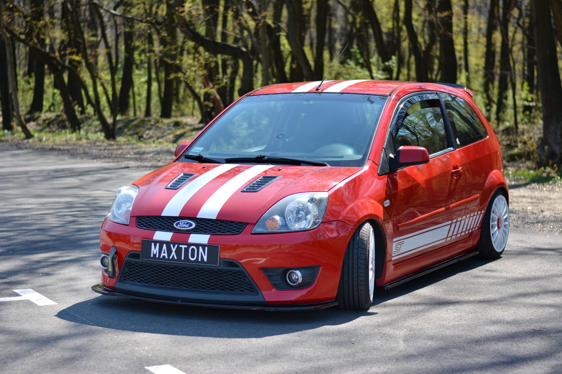 Front Ansatz V.2 für Ford Fiesta ST Mk6 Carbon Look