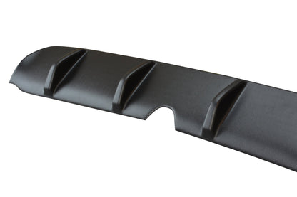 Diffusor Heck Ansatz für HONDA ACCORD MK8. CU-Serie vor Facelift SEDAN schwarz matt