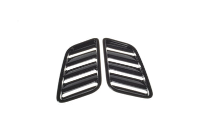 Motorhauben Luftschlitze Ford Focus ST-Line / ST Mk4 (Groß) schwarz Hochglanz