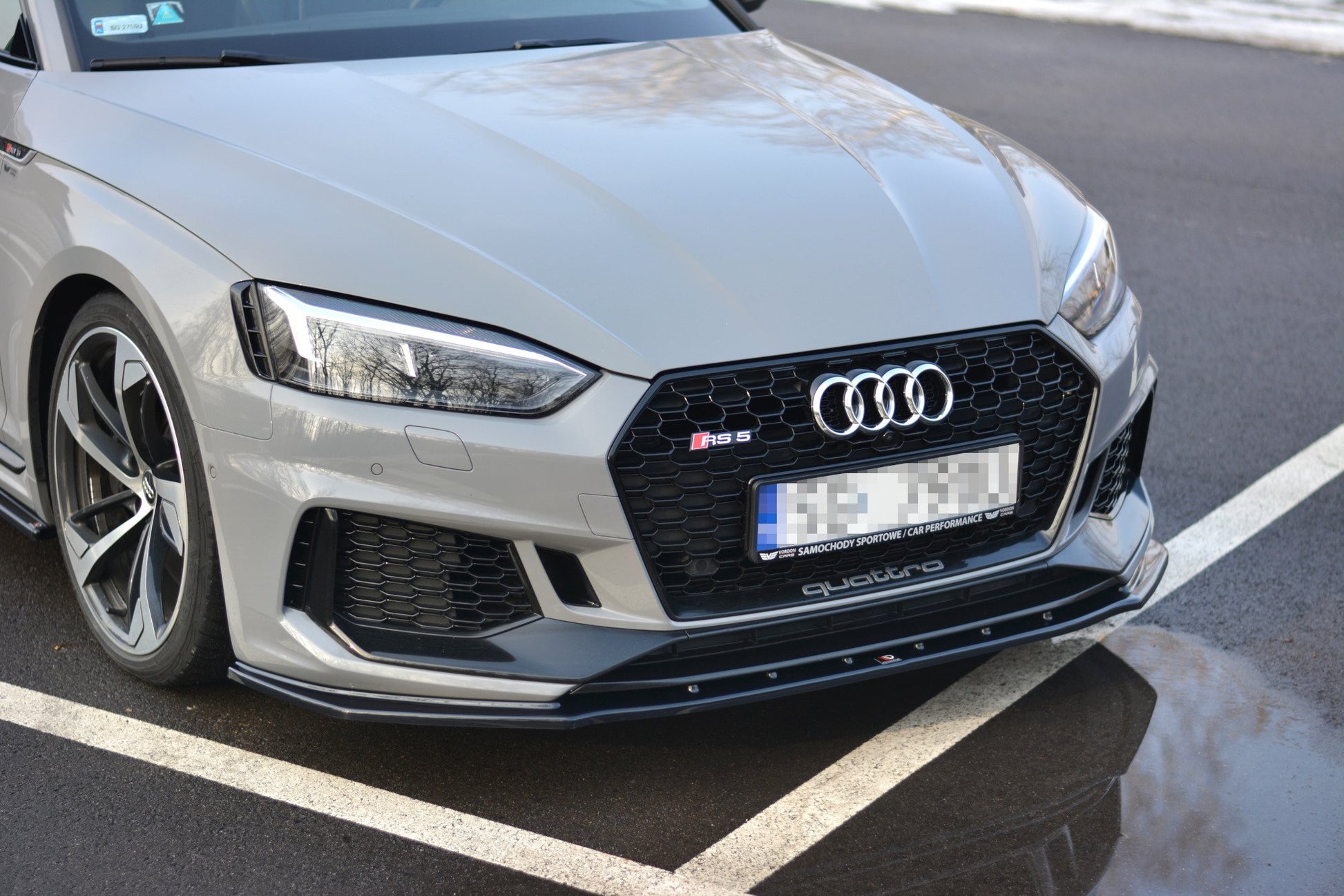 Front Ansatz V.1 für Audi RS5 F5 Coupe / Sportback schwarz matt