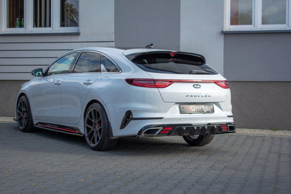 Diffusor Heck Ansatz für Kia ProCeed GT Mk 3 schwarz matt