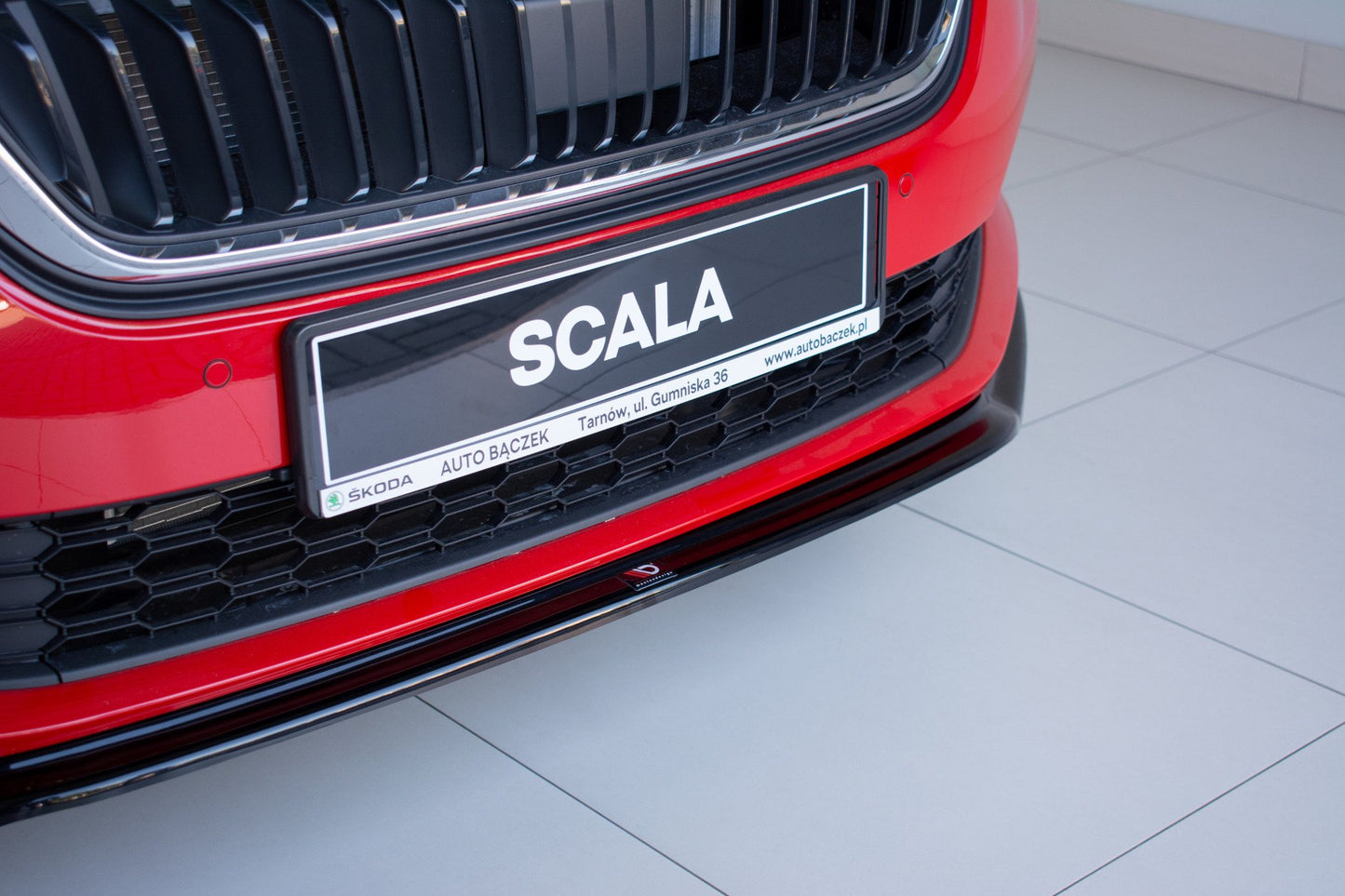 Front Ansatz V.3 für Skoda Scala schwarz matt