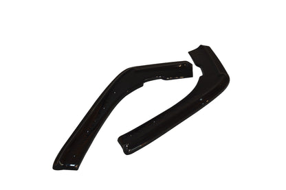 Heck Ansatz Flaps Diffusor für BMW 3er F30 PHASE-II SEDAN M-SPORT schwarz matt