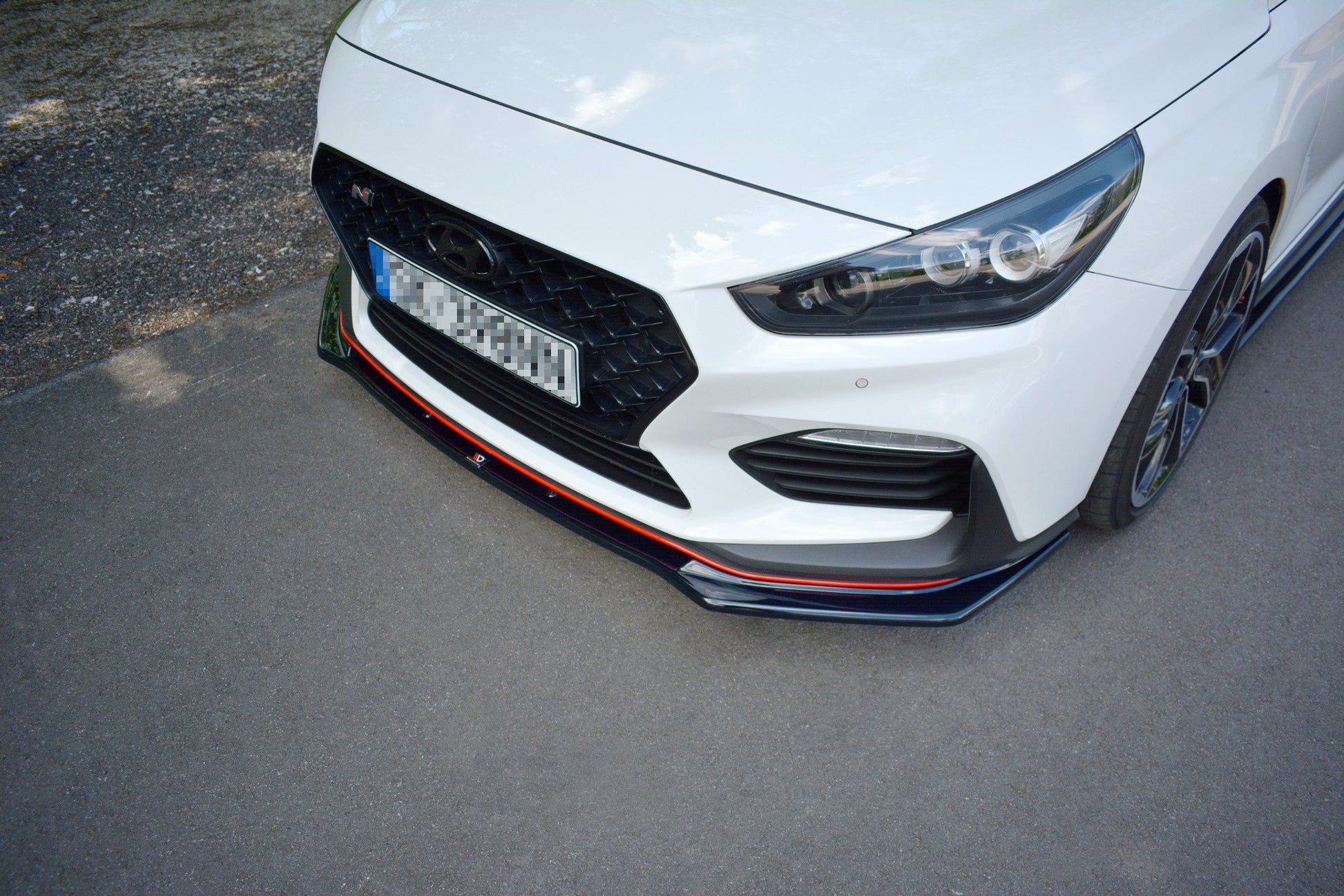 Front Ansatz V.1 für HYUNDAI I30 Mk3 N  Carbon Look