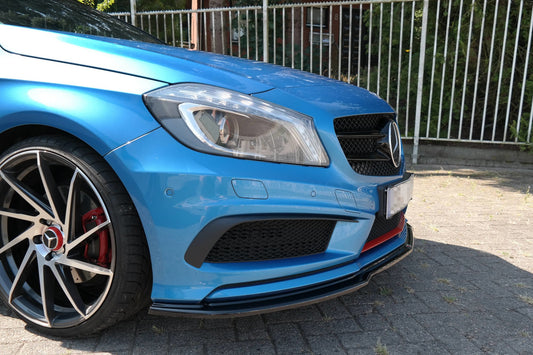 Front Ansatz für Mercedes W176 AMG-LINE vor Facelift schwarz matt