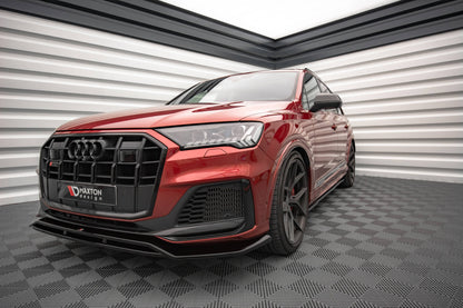 Seitenschweller Ansatz für Audi SQ7 /Q7 S-Line Mk2 (4M) Facelift  schwarz matt
