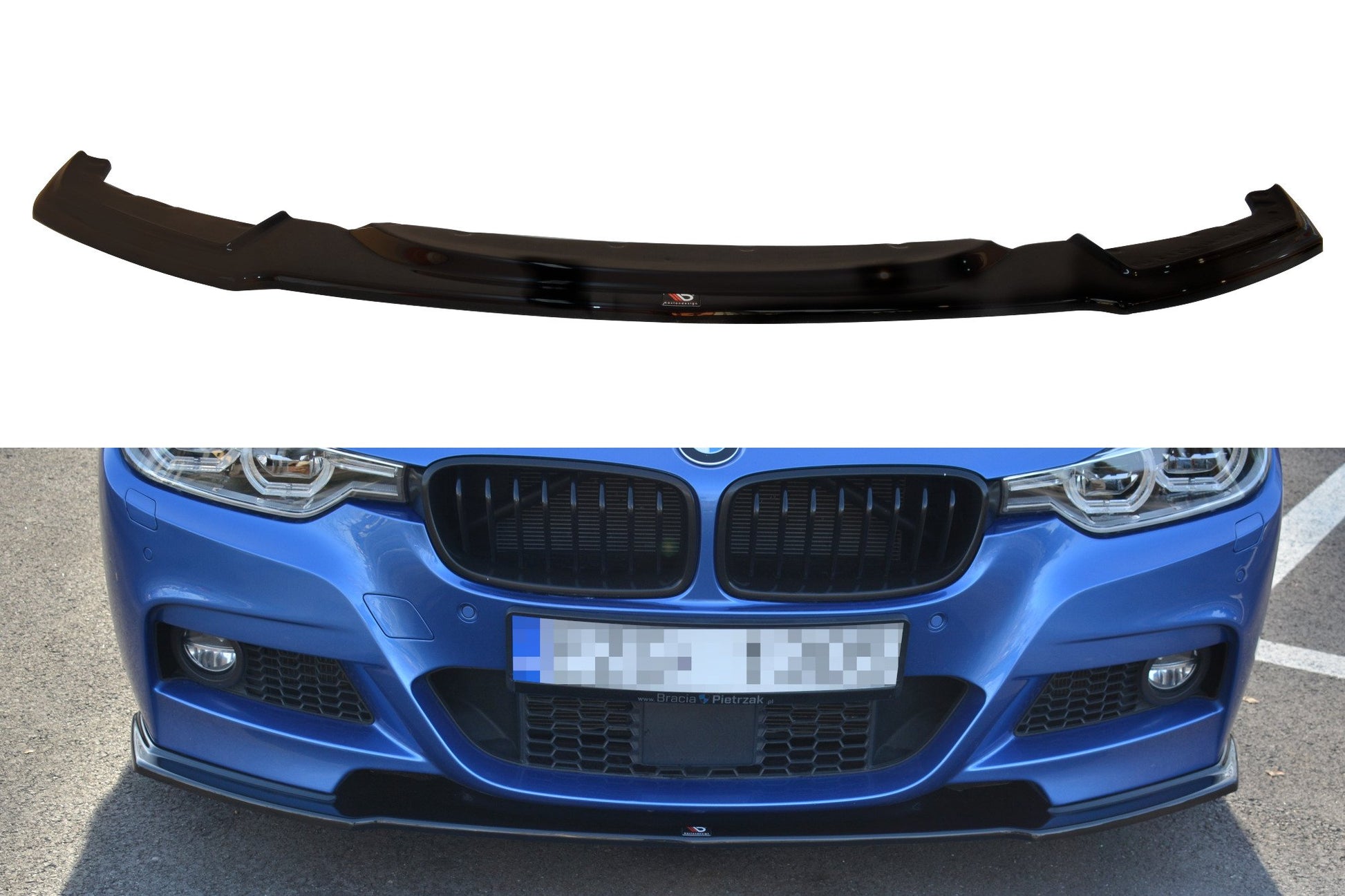 Front Ansatz für BMW 3er F30 FL SEDAN M-SPORT Carbon Look