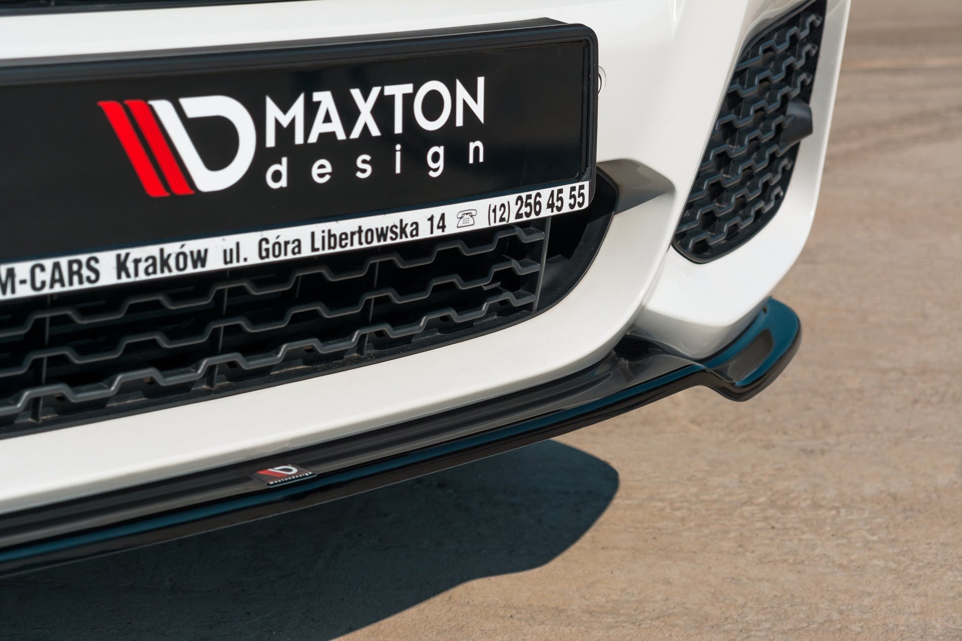 Front Ansatz für BMW X3 F25 M-Paket Facelift Carbon Look