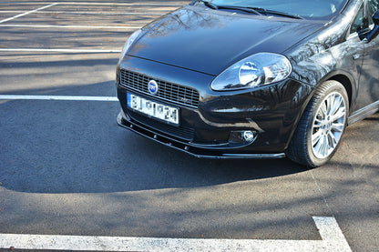 Front Ansatz für FIAT GRANDE PUNTO STANDARD schwarz matt
