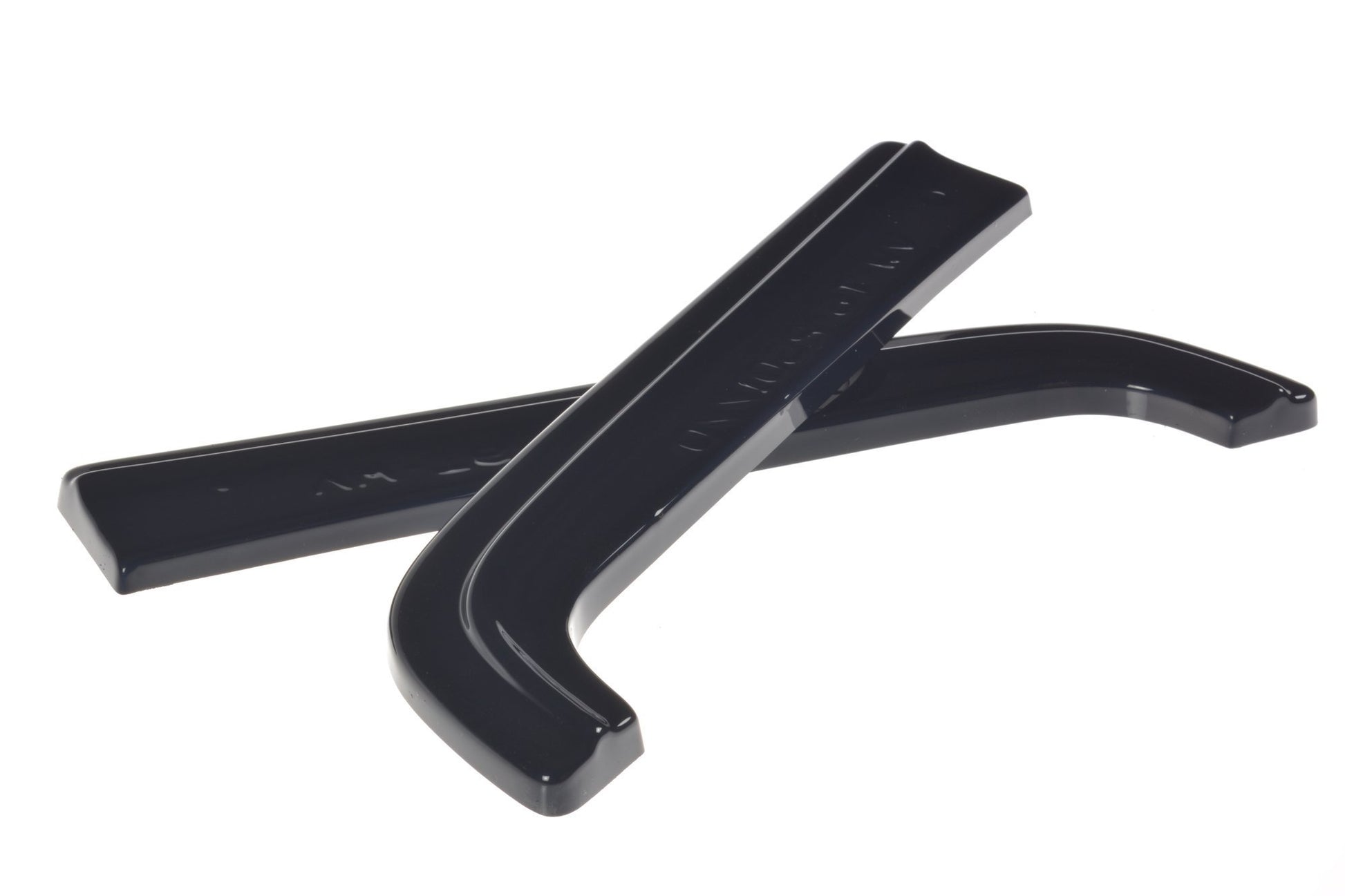 Heck Ansatz Flaps Diffusor für Volkswagen T6 schwarz matt