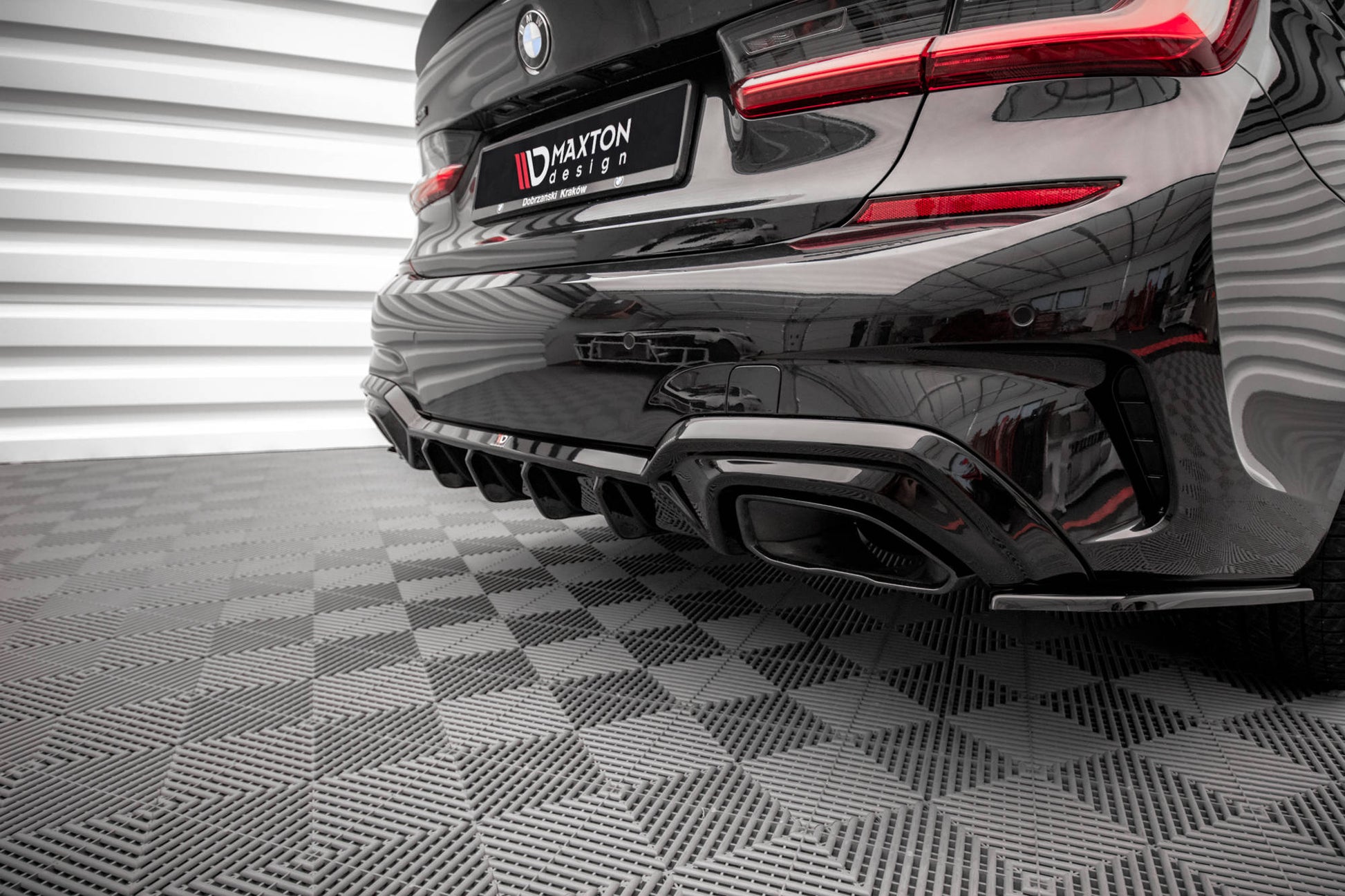 Diffusor Heck Ansatz für BMW M340i G20 / G21