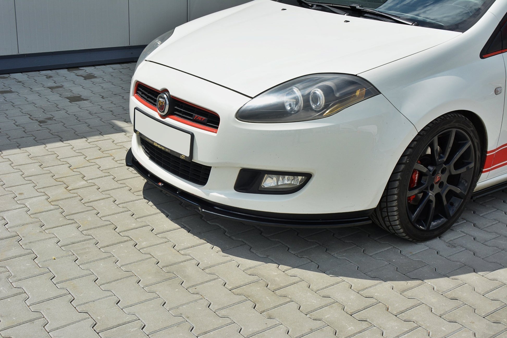 Front Ansatz für Fiat Bravo MK 2 SPORT schwarz matt