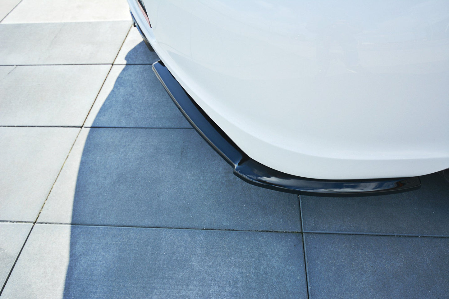 Heck Ansatz Flaps Diffusor für PORSCHE CAYMAN S 987C  Carbon Look