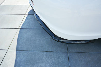 Heck Ansatz Flaps Diffusor für PORSCHE CAYMAN S 987C  Carbon Look