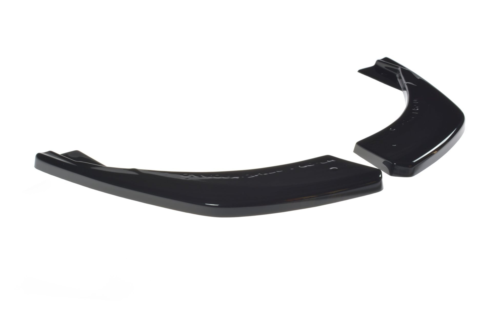 Heck Ansatz Flaps Diffusor für Audi Q8 S-line schwarz matt
