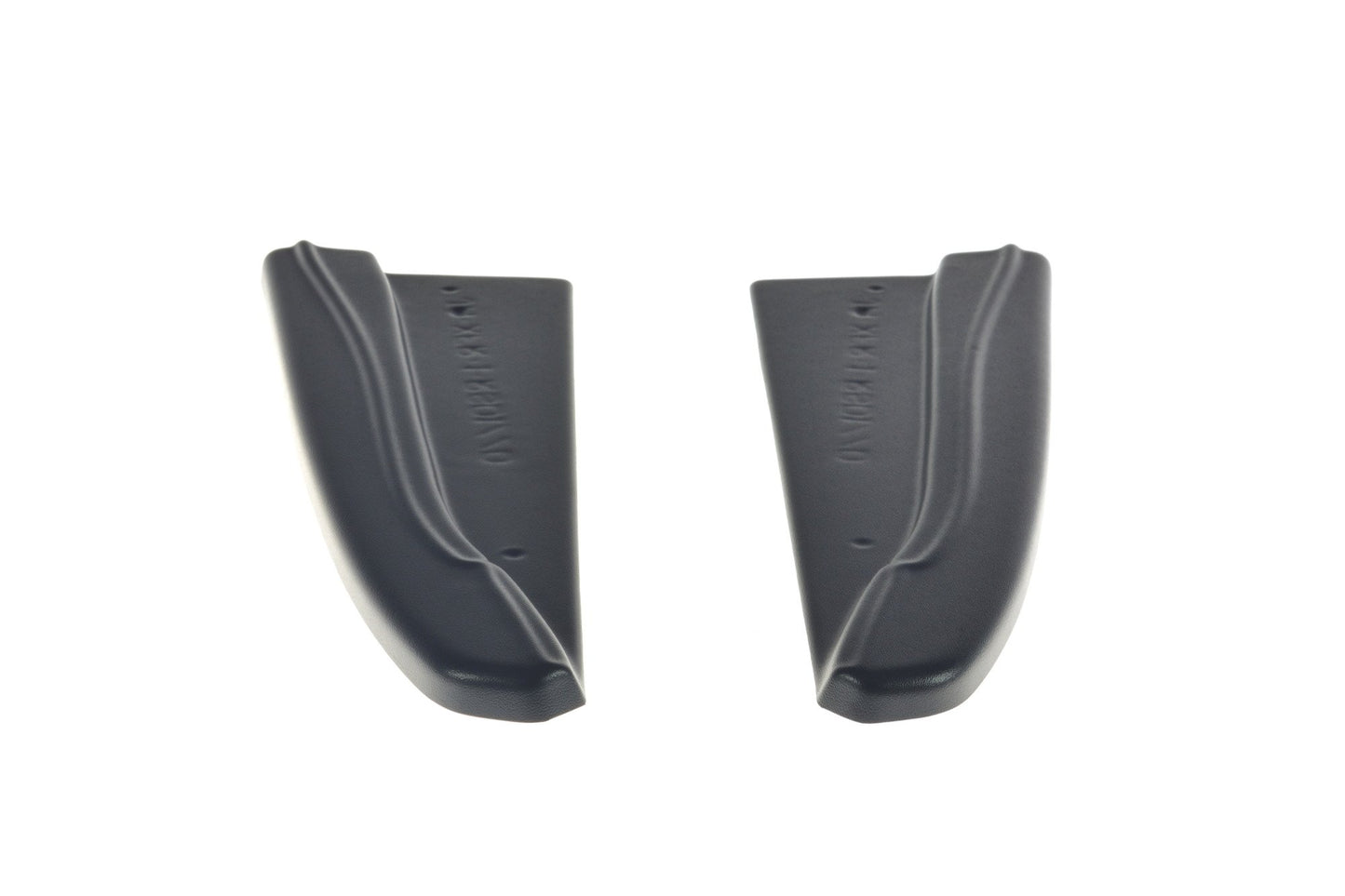 Heck Ansatz Flaps Diffusor für JAGUAR XF- R schwarz Hochglanz