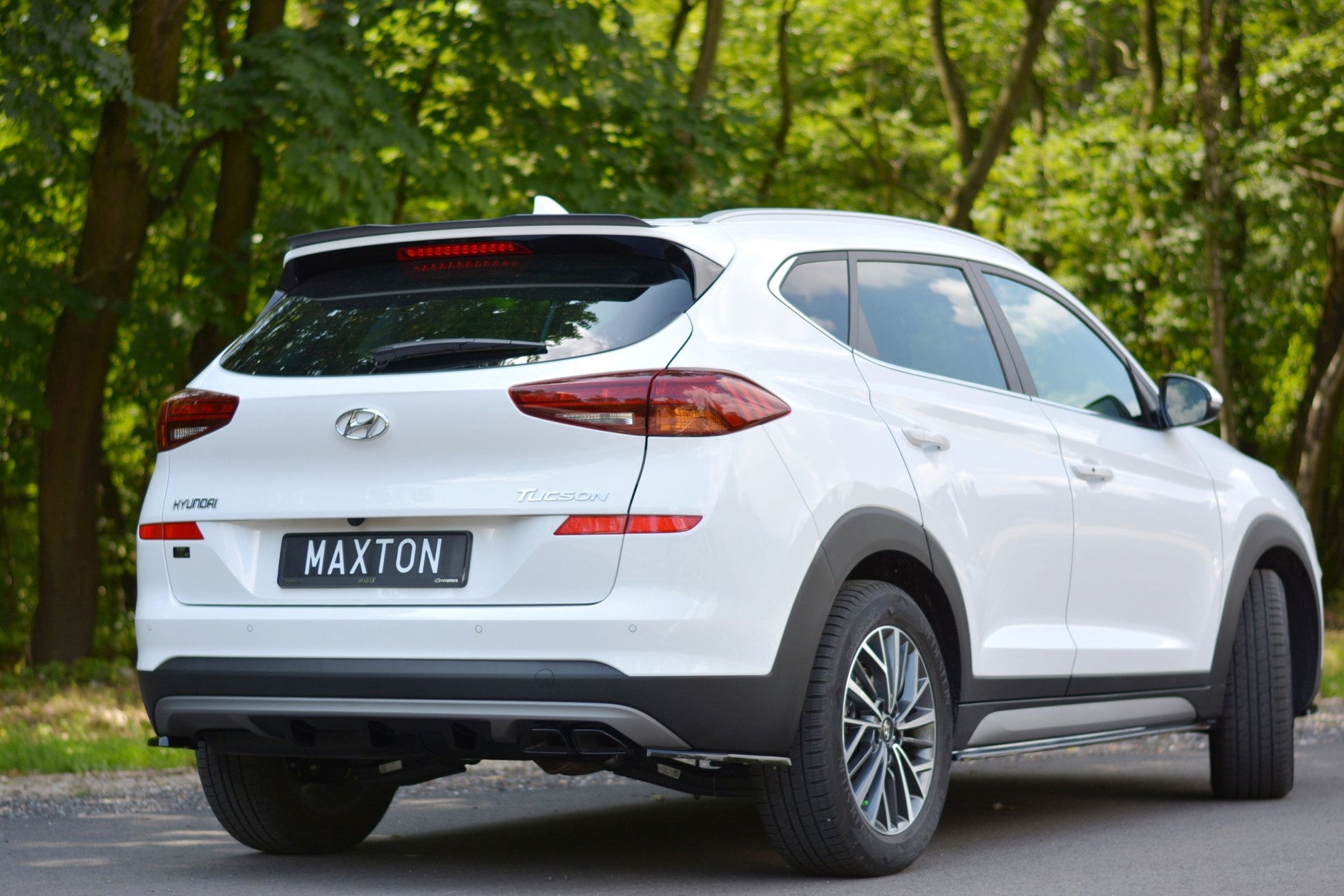 Spoiler CAP für Hyundai Tucson Mk3 Facelift Carbon Look