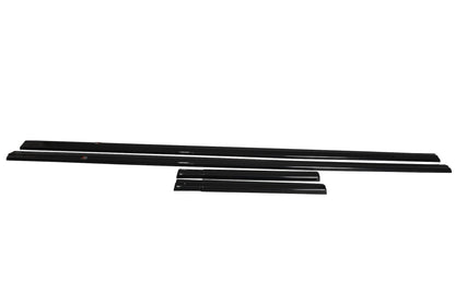 Seitenschweller Ansatz für Ford Transit Custom Mk1 FL schwarz matt