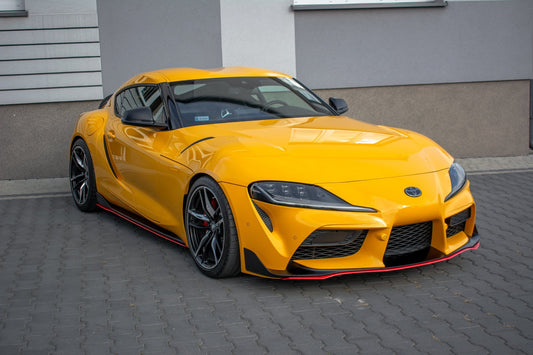 Seitenschweller Ansatz für V.2 für Toyota Supra Mk5 schwarz matt