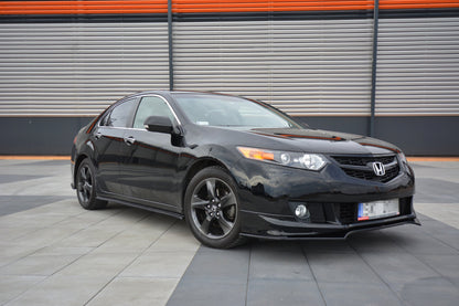 Front Ansatz für HONDA ACCORD MK.8 TYPE-S CU-Serie vor Facelift SEDAN schwarz Hochglanz