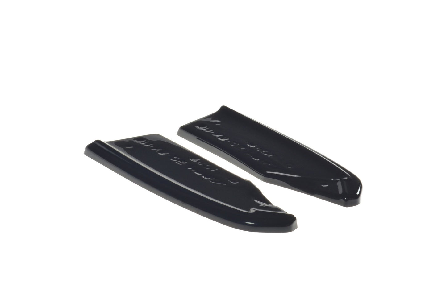 Heck Ansatz Flaps Diffusor für BMW X3 F25 M-Paket Facelift  schwarz Hochglanz